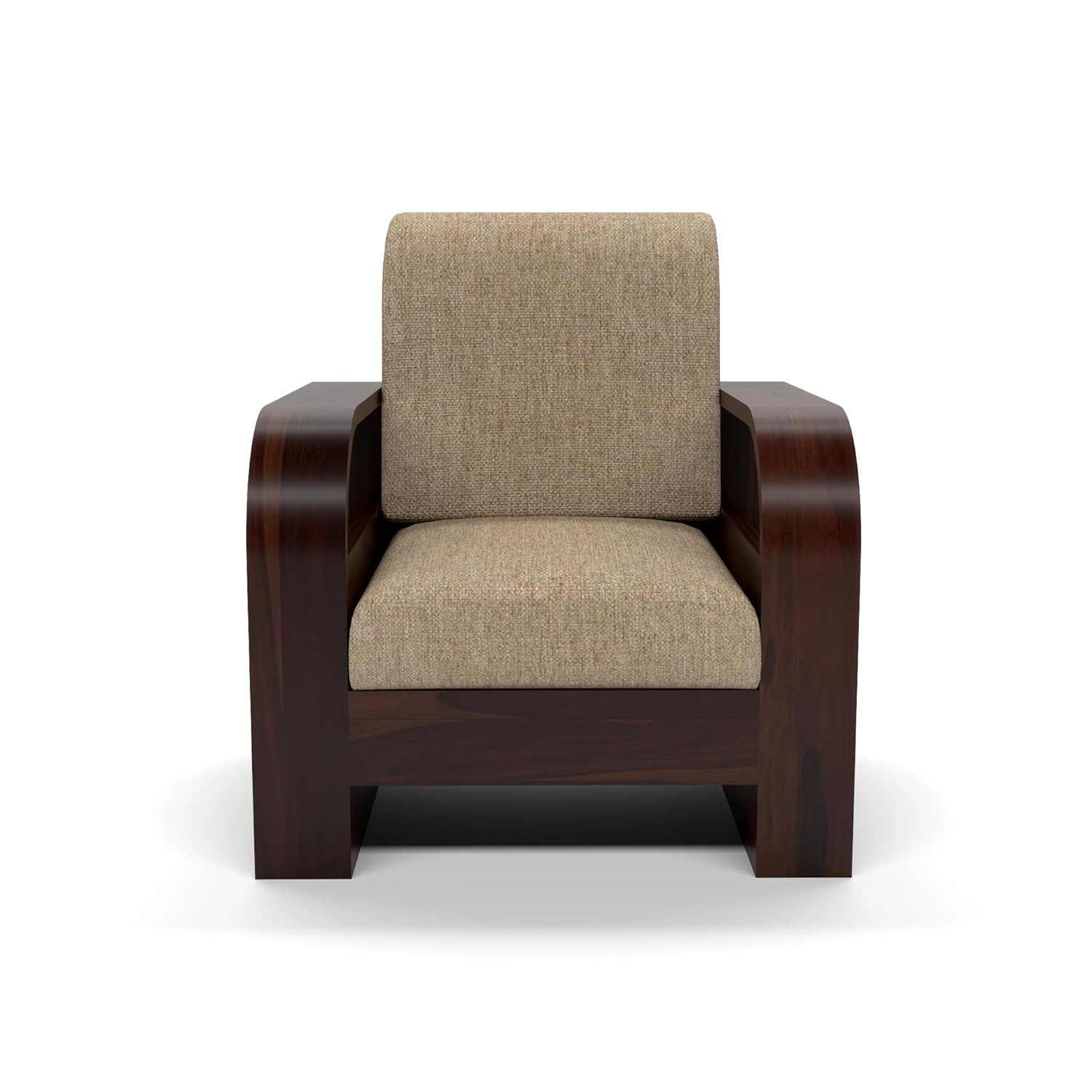 Sheesham Wood Single Seater Sofa